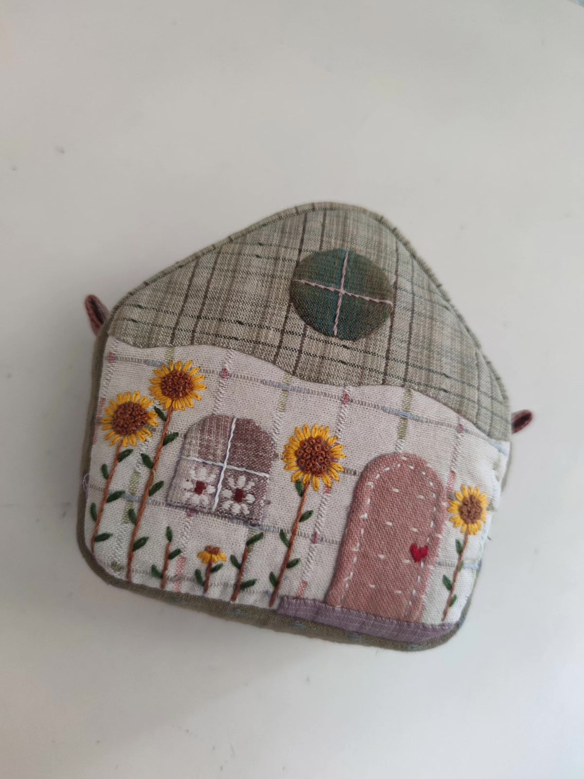 Handmade Pre Dyed Fabric House Bag