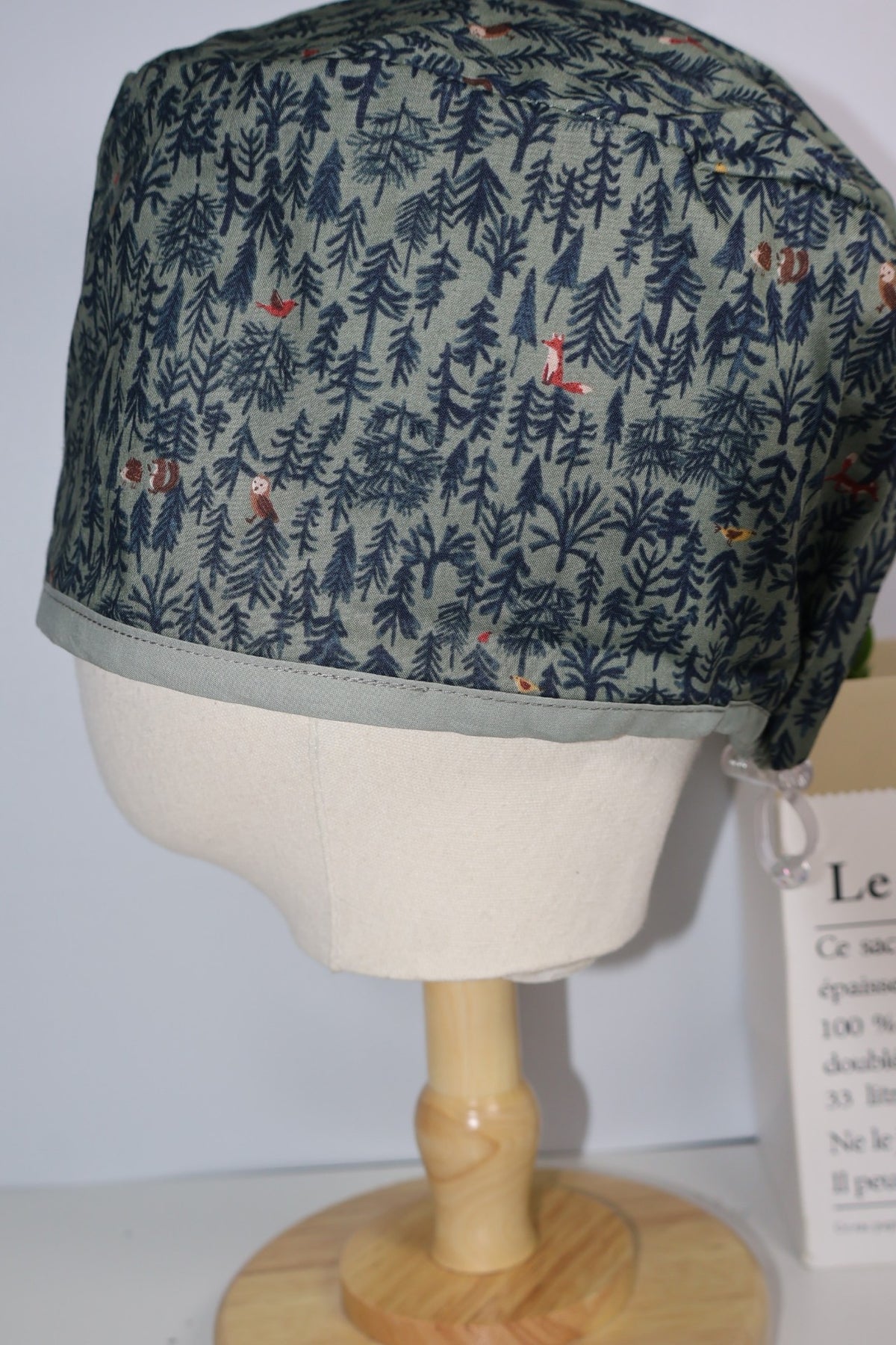 Woodland Print Cotton Surgical Cap