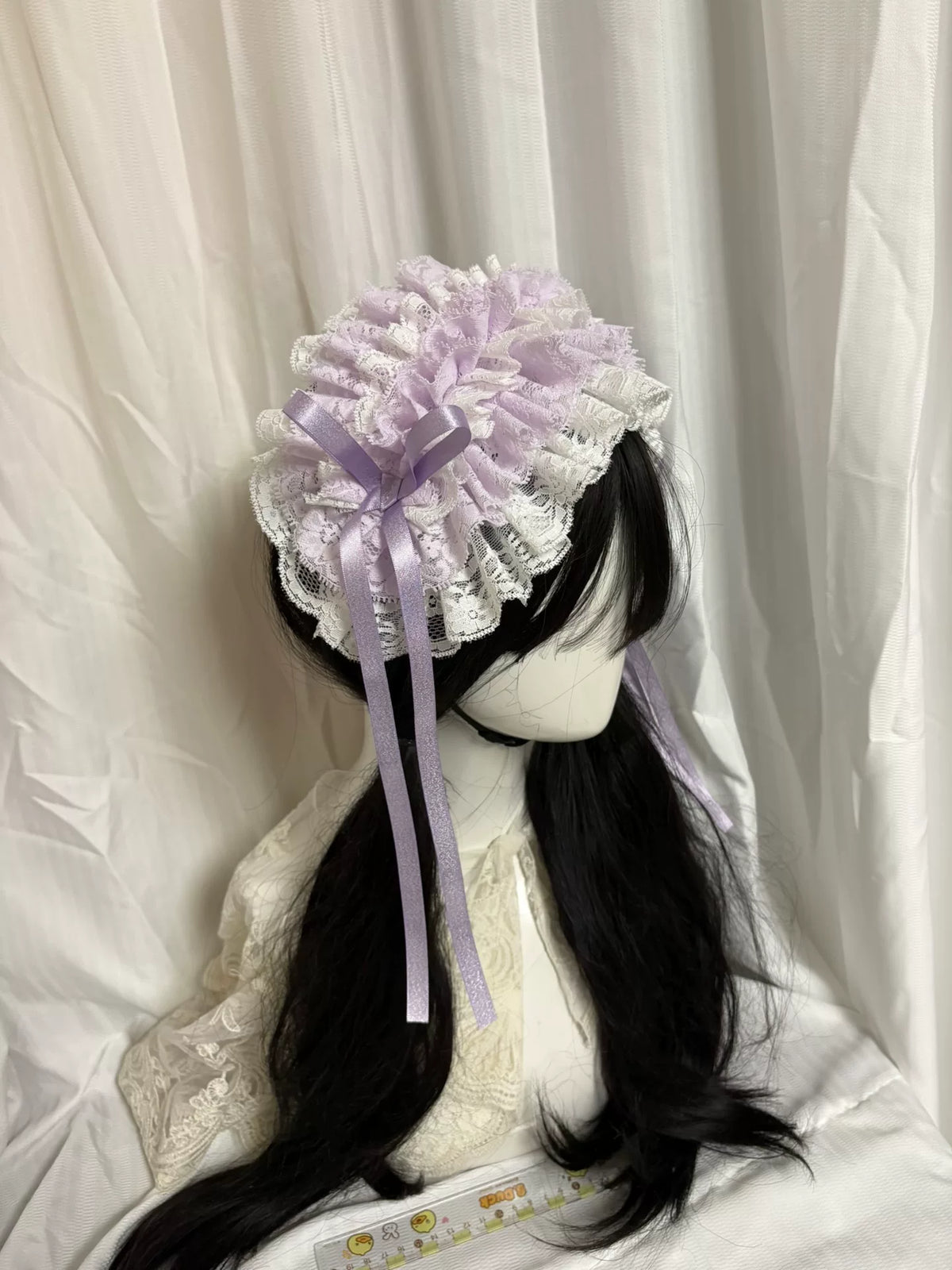 Handmade Lace Bonnet Lolita Victorian Headdress