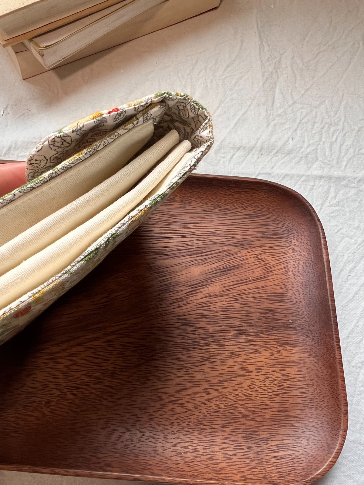 Handmade Jewelry Storage Pouch with Four Compartments