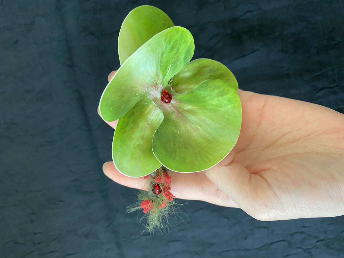 Handmade Crochet Choker with Green Orchid Flower