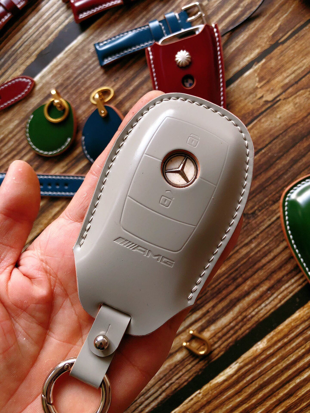 Mercedes AMG Key Case Shinki Horsehide
