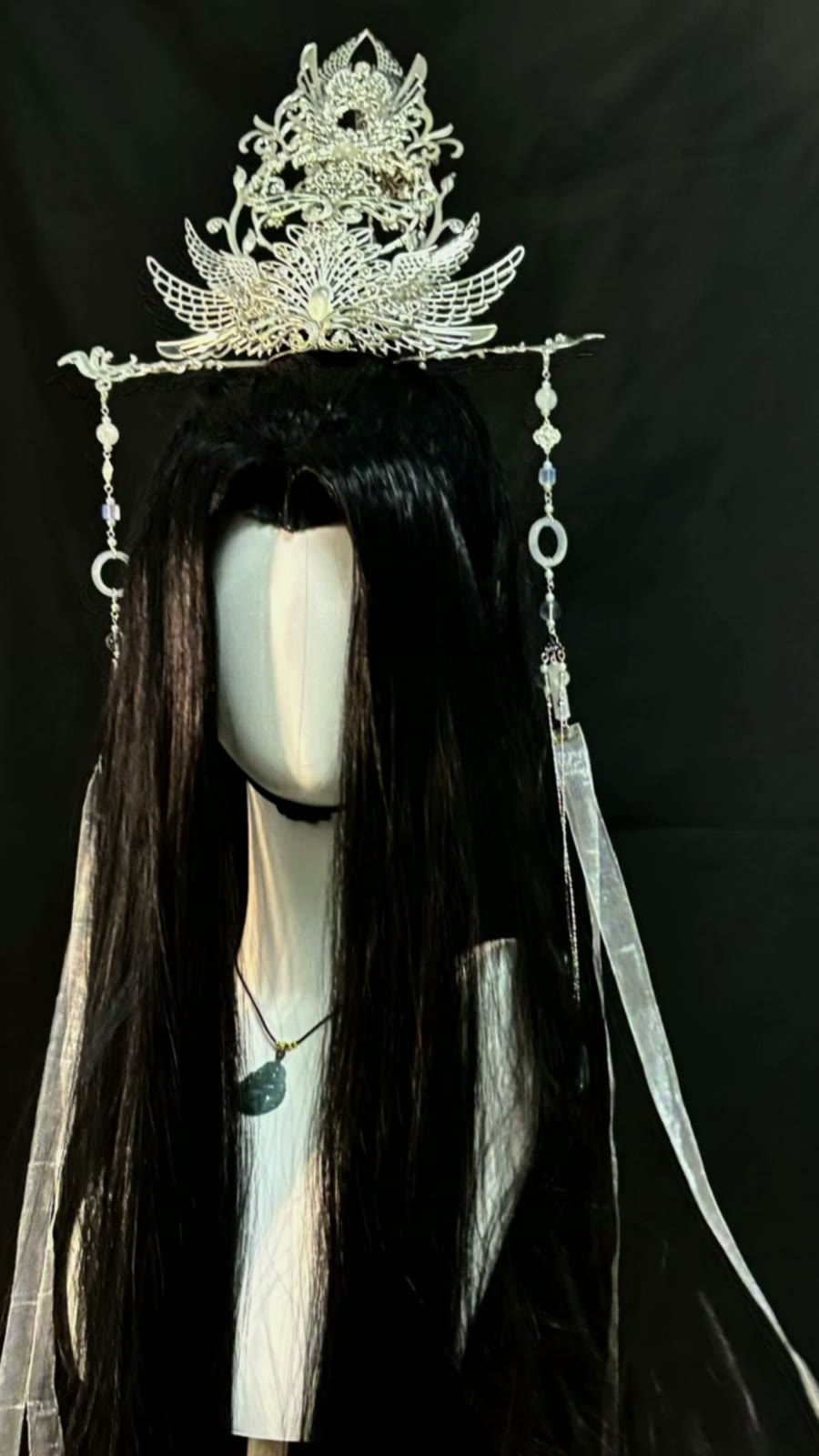 Silver Filigree Master Cosplay Hair Crown