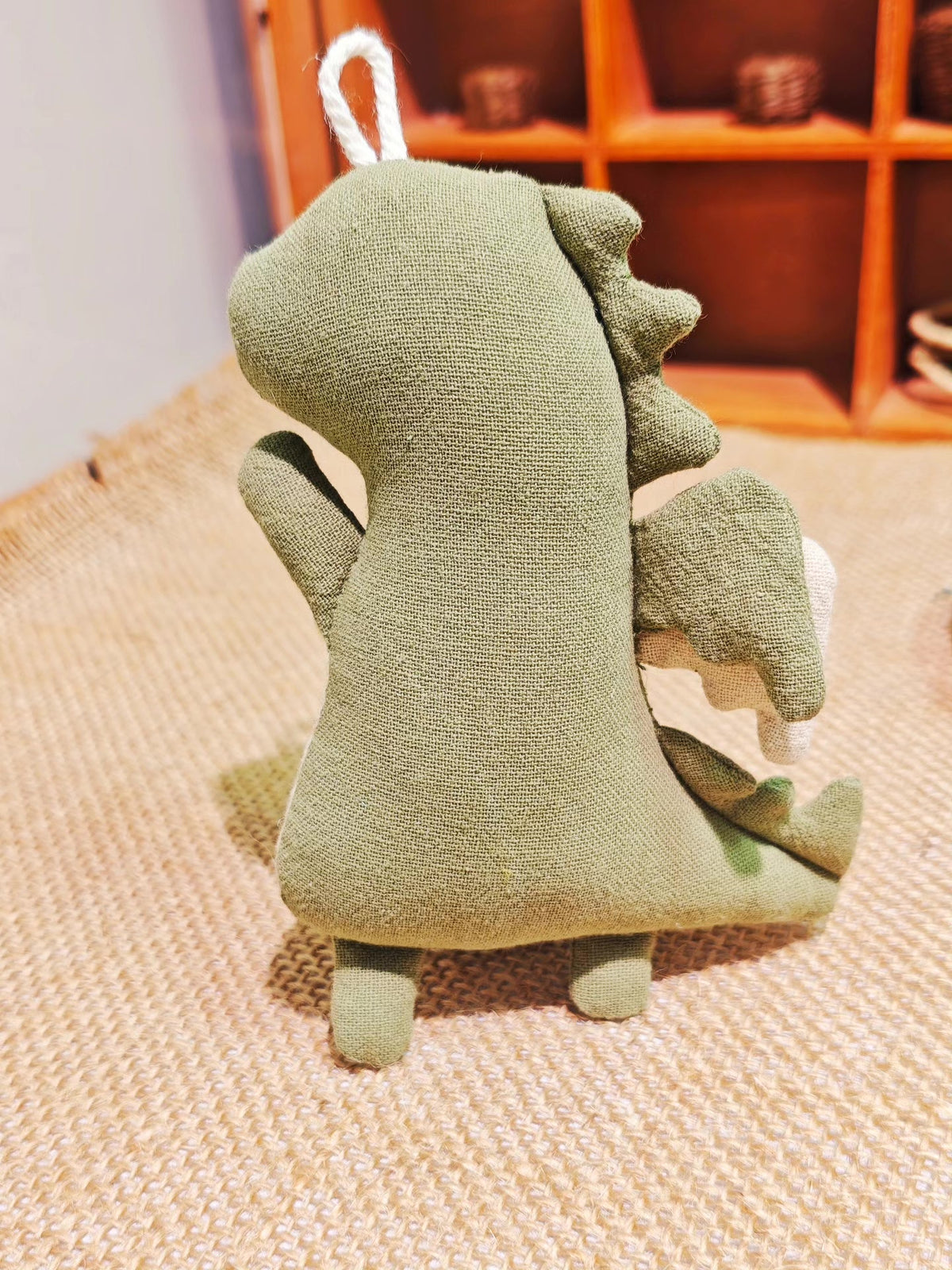Handmade Linen Dinosaur Plush Pendant