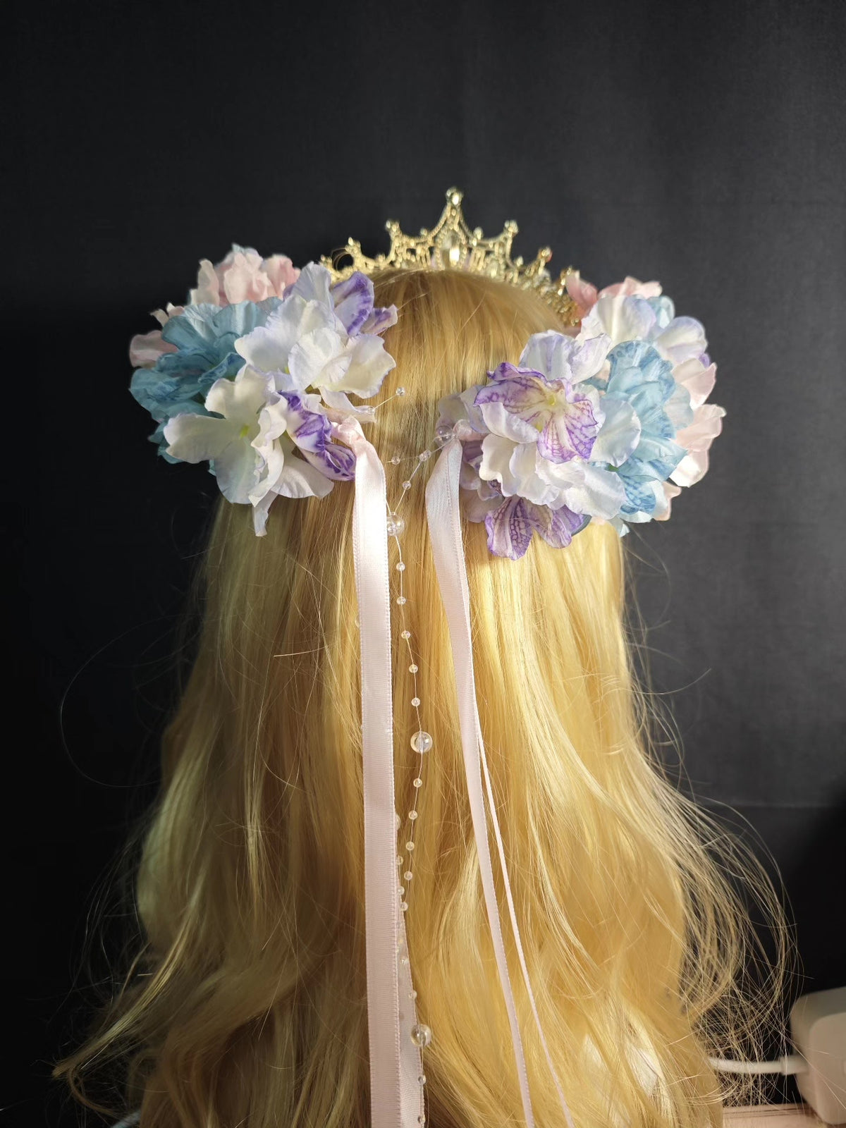 Rose Tiara Floral Crown Headpiece
