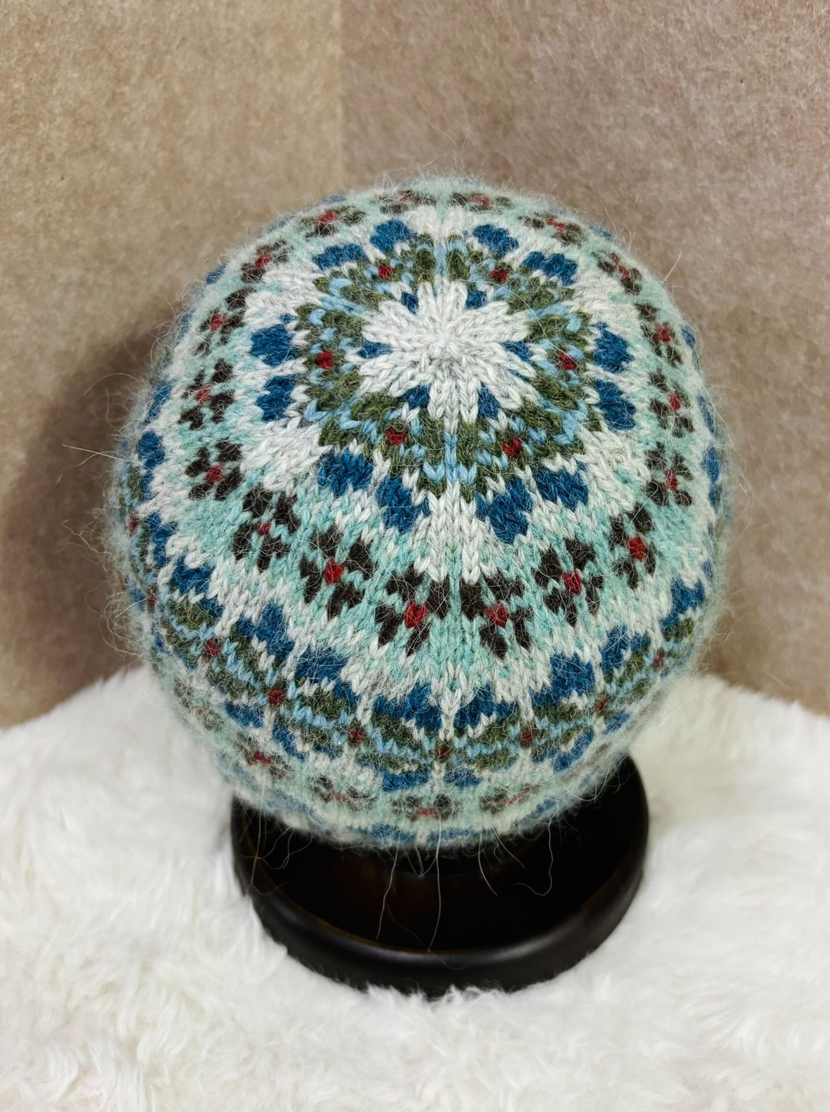 Shetland Jacquard Wool Hat