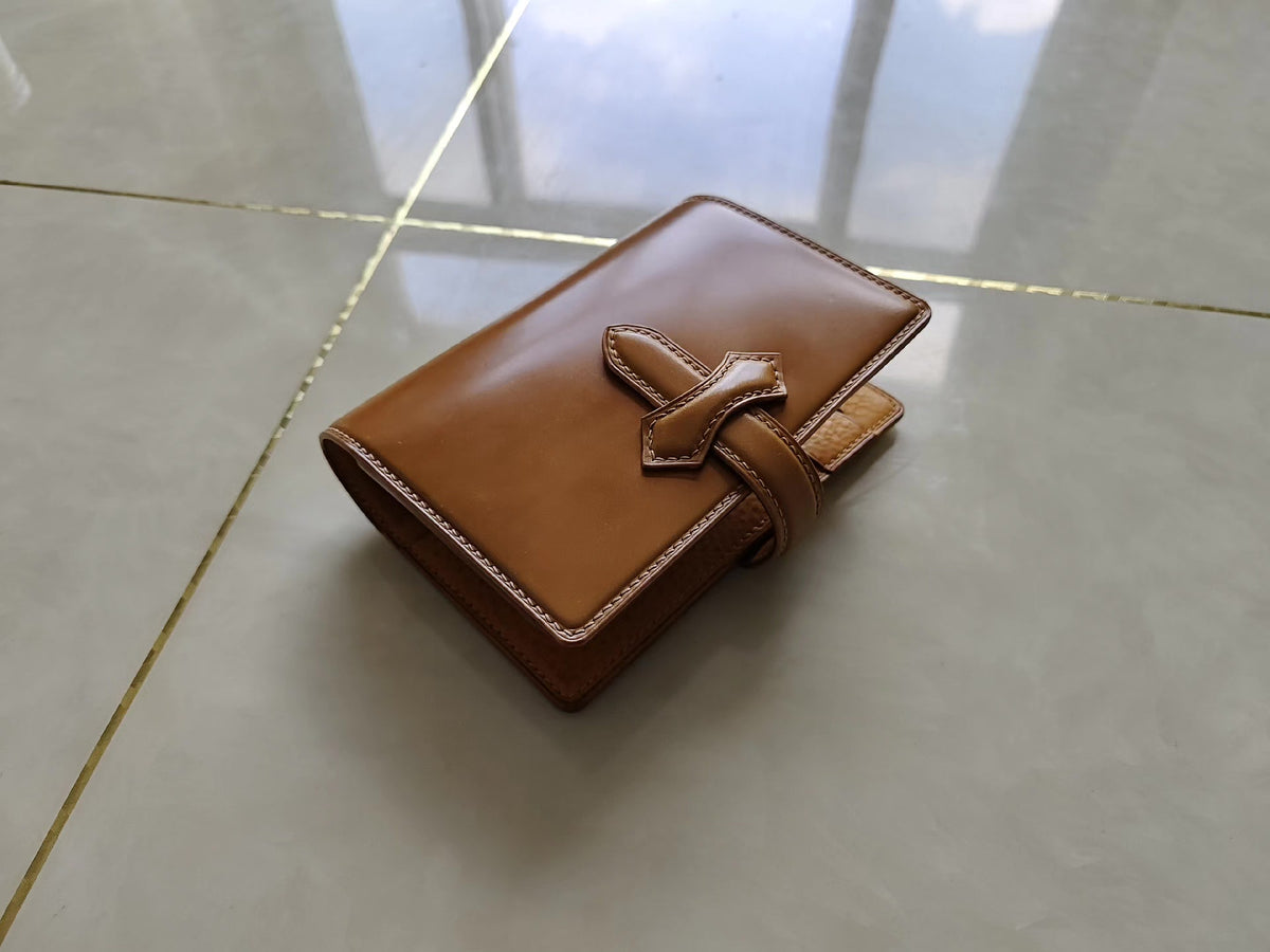 A7 Leather Planner with Six Ring Binder