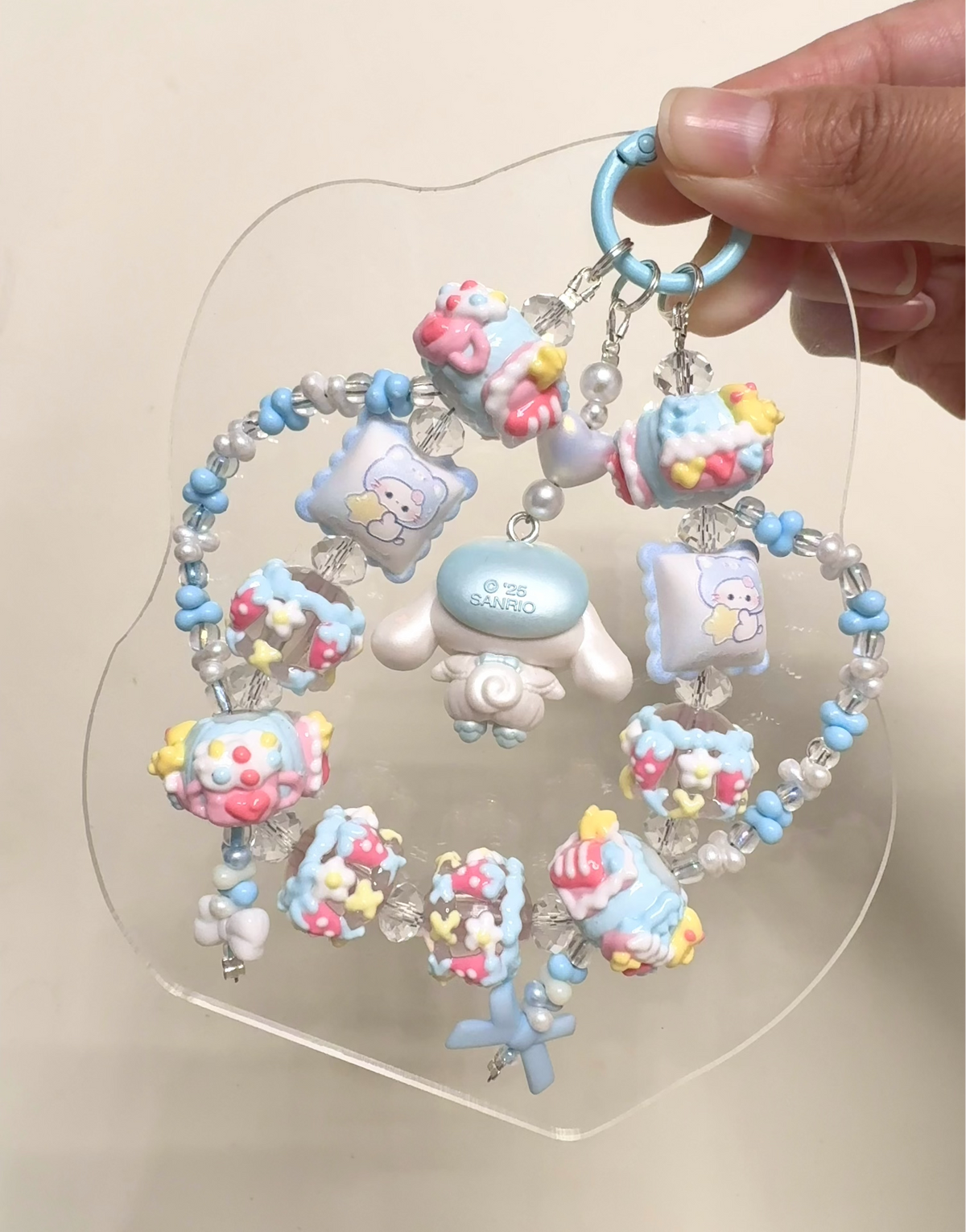 Sanrio Cinnamoroll Wedding Phone Strap Charm