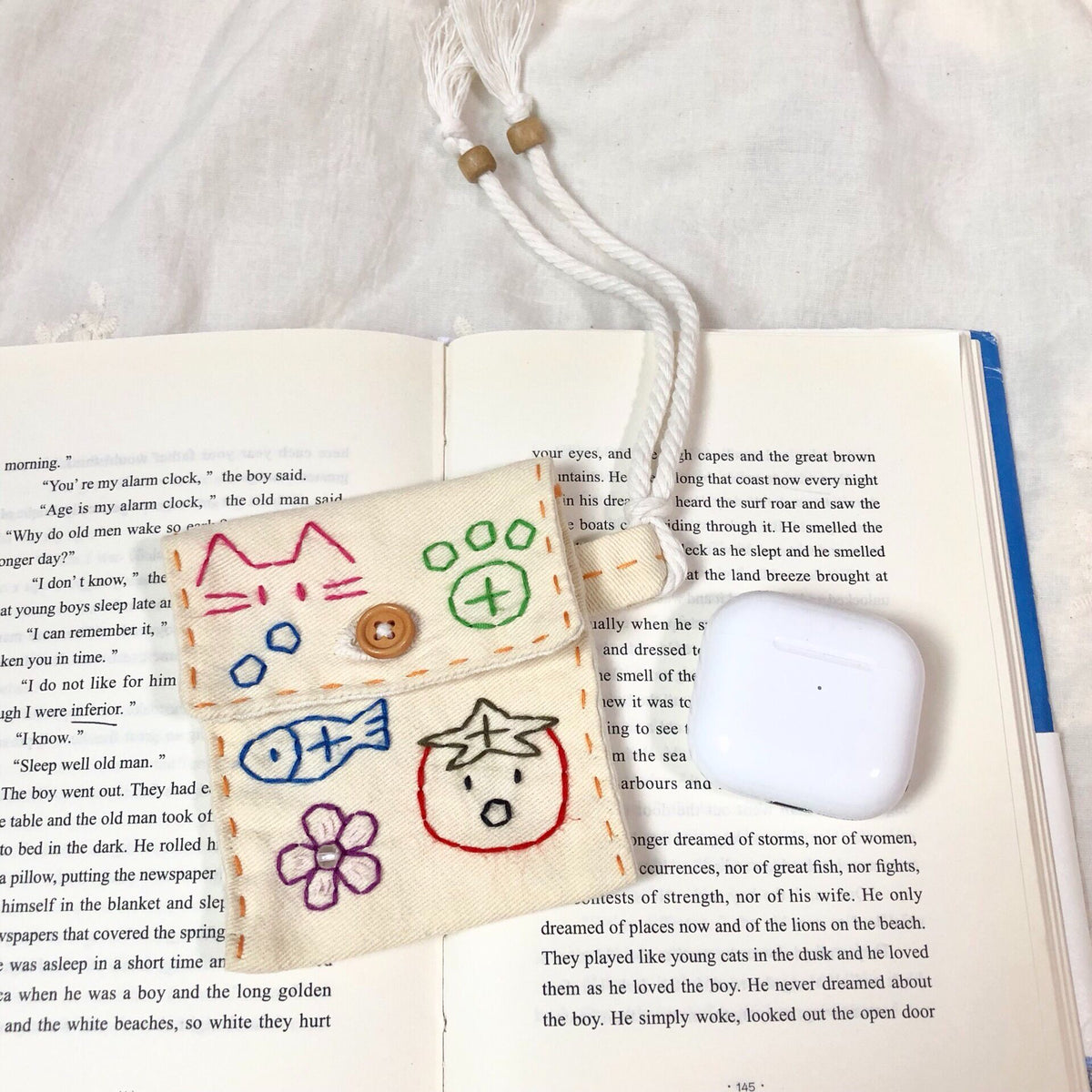 Handmade Cotton Cartoon Coin Purse Pouch