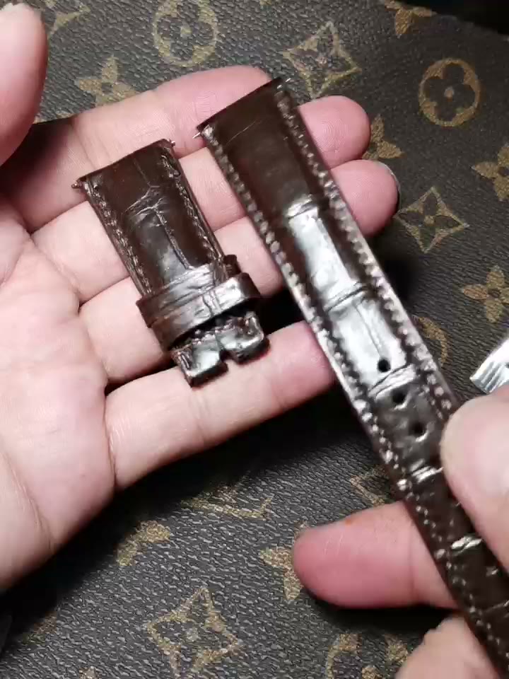 Brown Leather IWC Portugieser Watch Strap