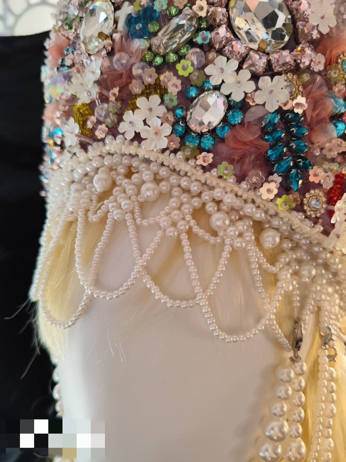 Purple Lolita Tudor Crown Headpiece