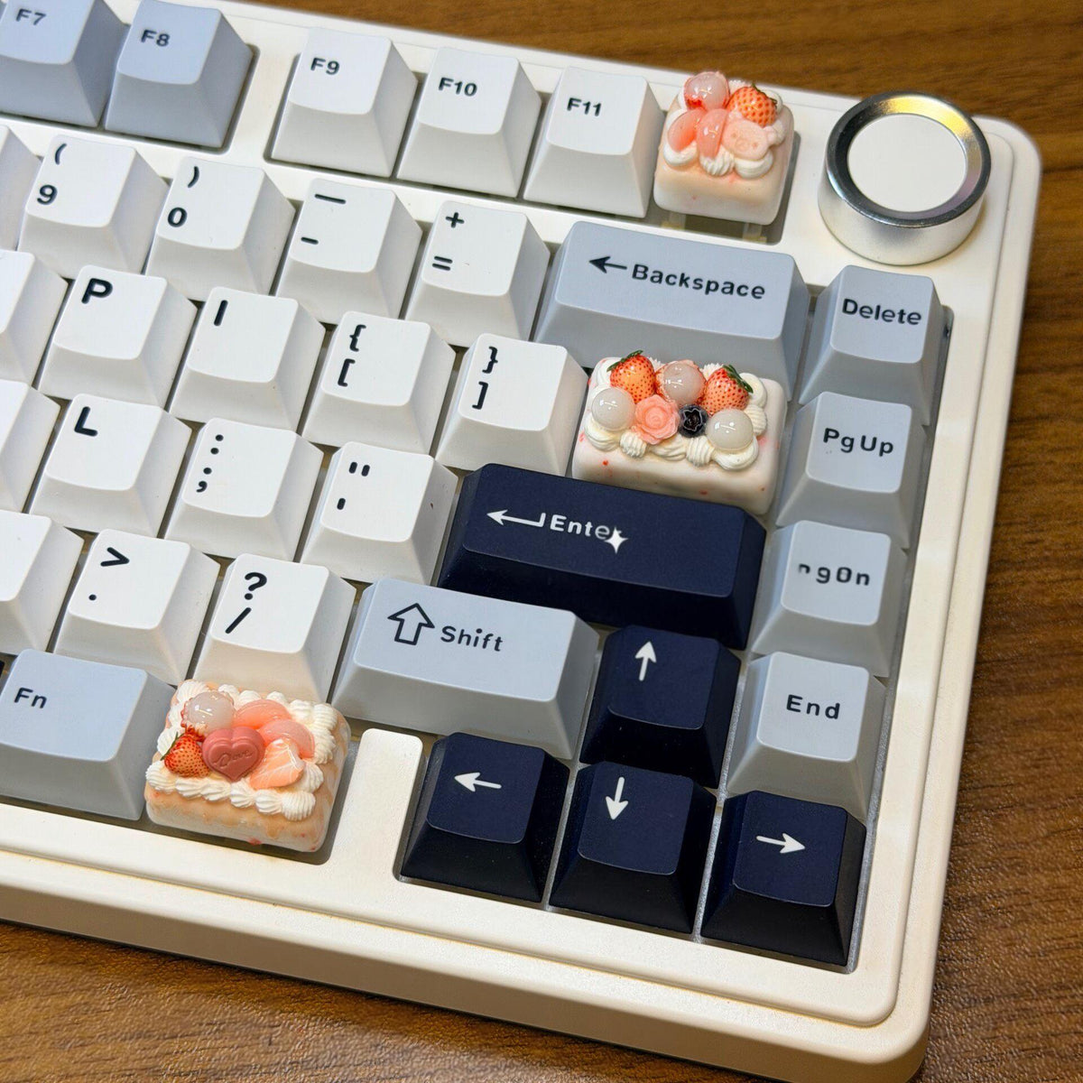 Peach Strawberry Resin Artisan Keycap