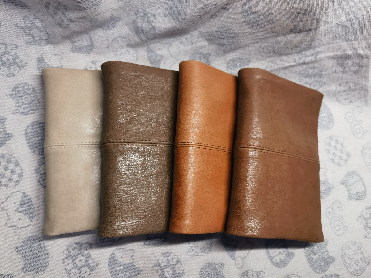 Vegetable Tanned Goat Leather A6 Planner Cover