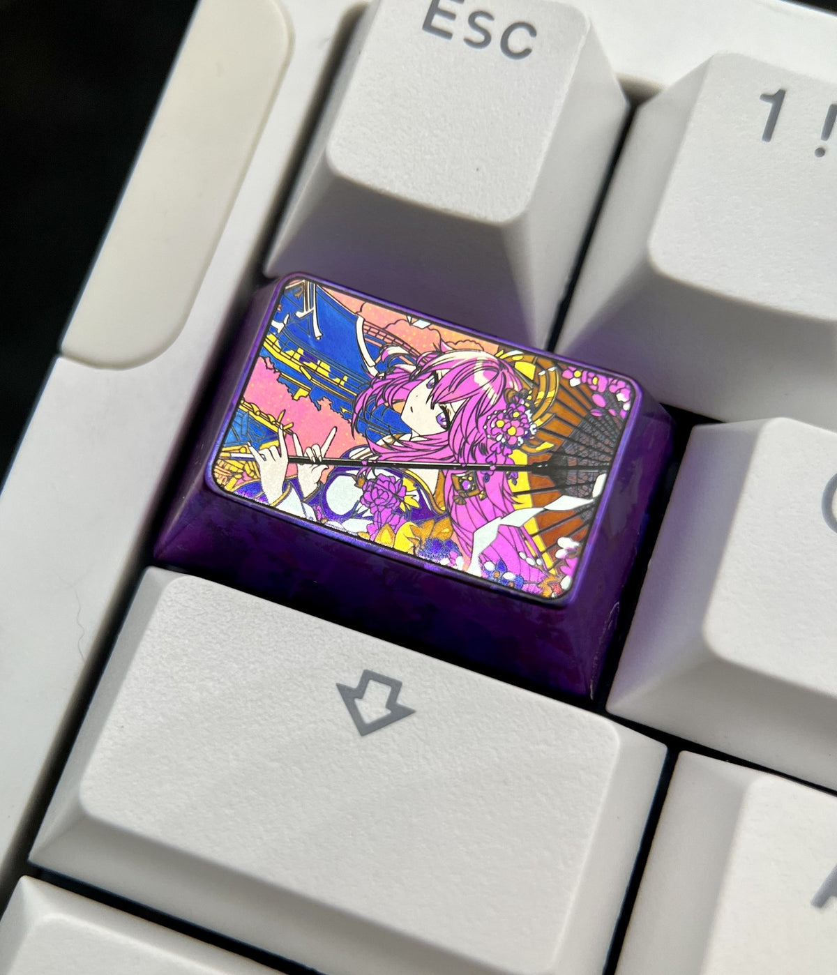 Raiden Shogun 1.5u Titanium Alloy Keycap