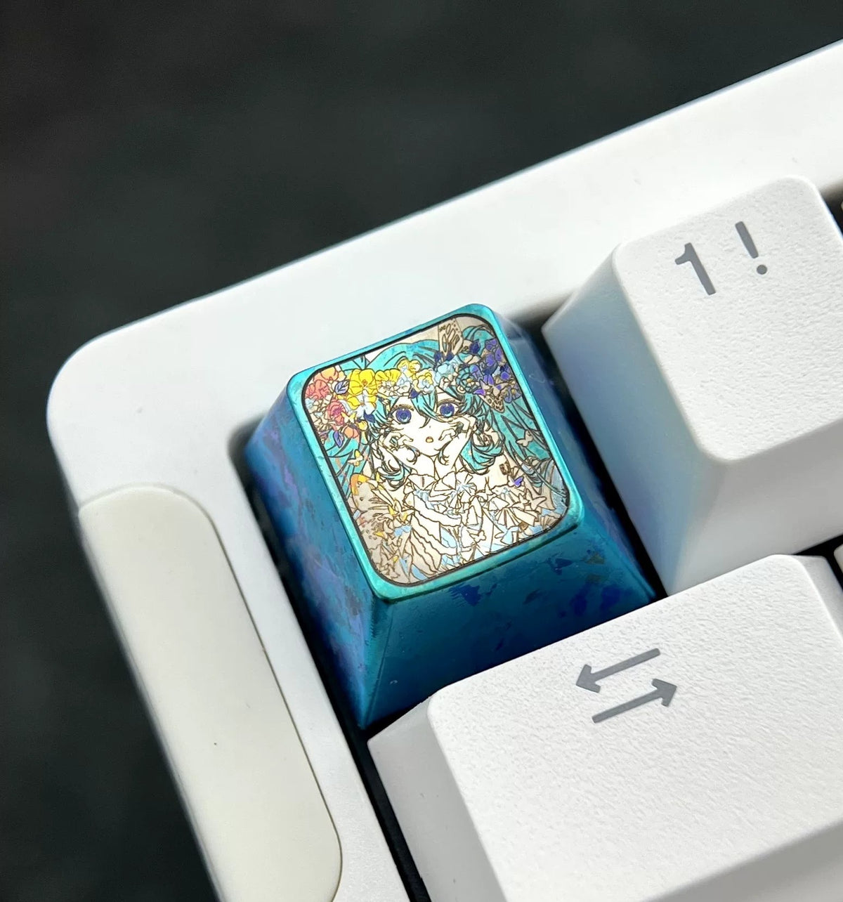 Titanium Alloy Anime Artisan Keycap