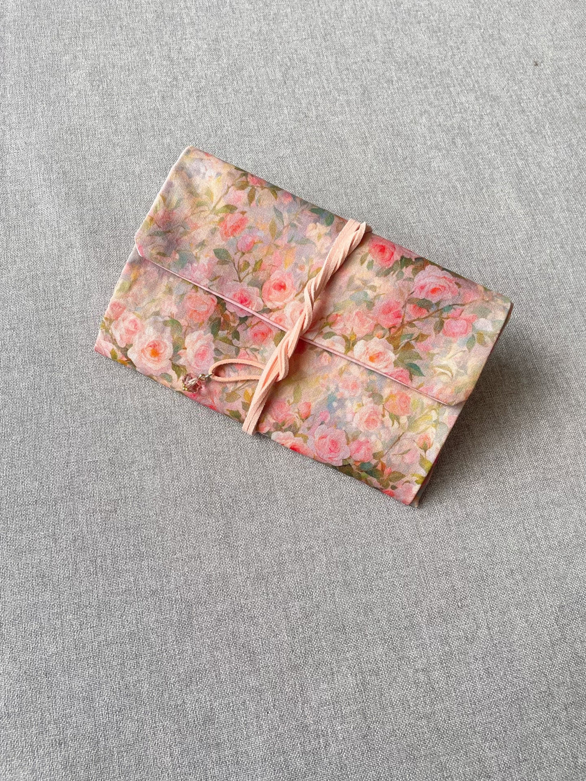 Cotton Rose Floral Tarot Card Pouch
