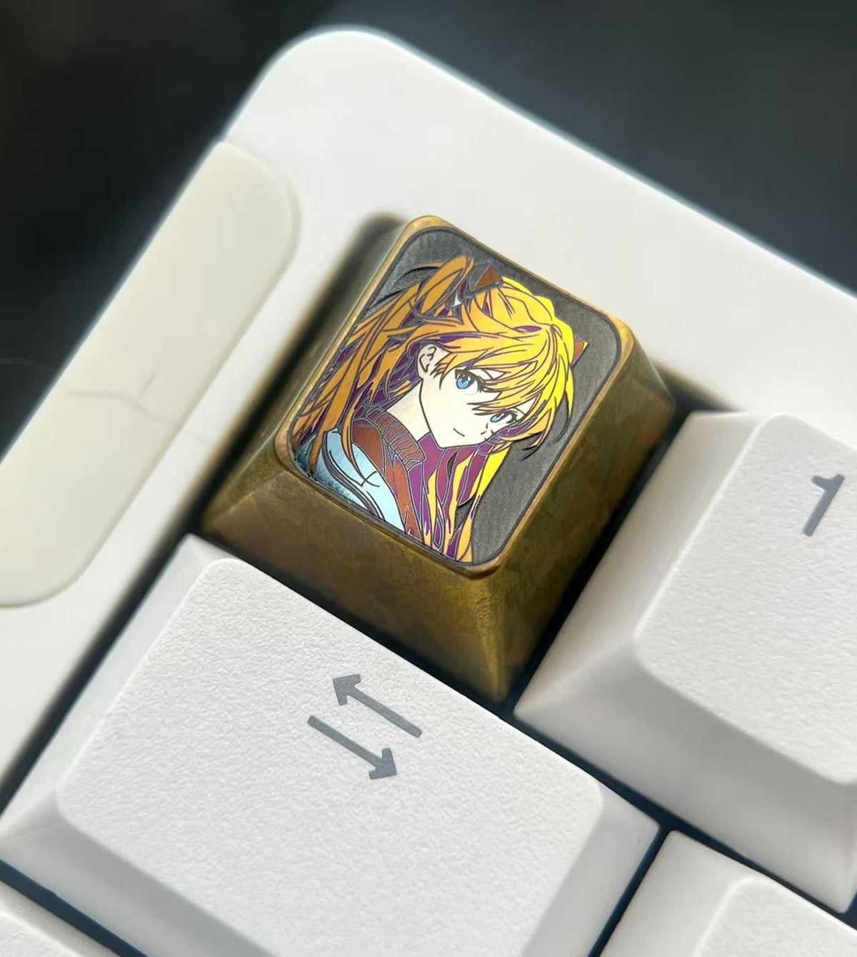 Titanium Alloy Asuka 1u Keycap