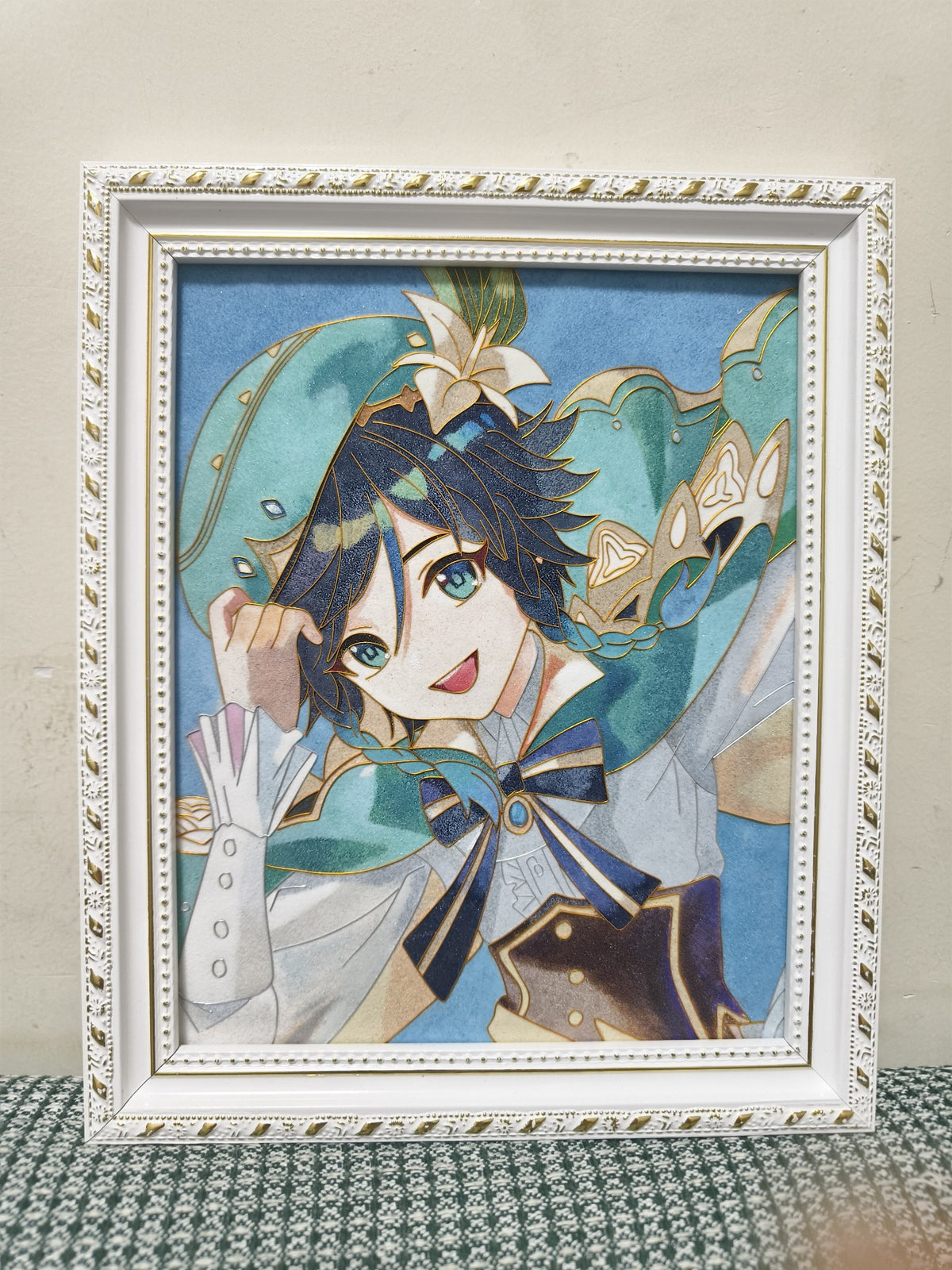 Cloisonne Craft Painting Venti Genshin 20x25cm