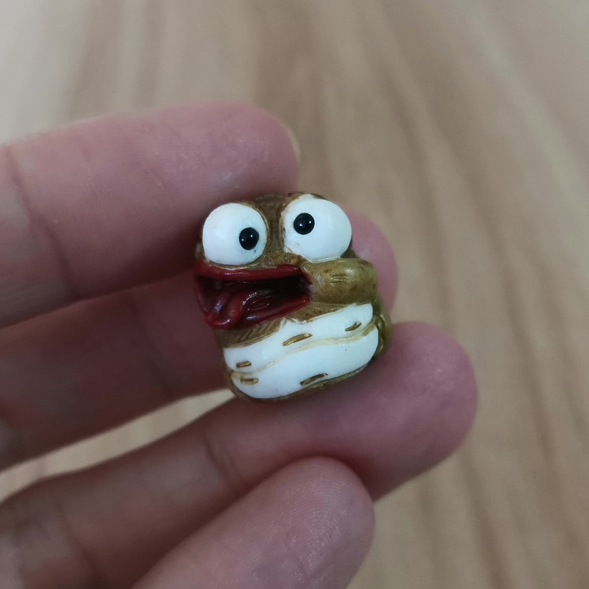 Deer Antler Pixiu Carved Bead Charm
