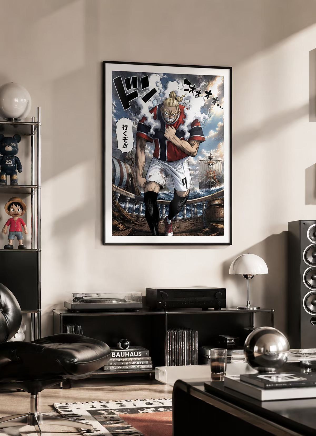 Gear 5 Haaland Framed Wall Art 4K