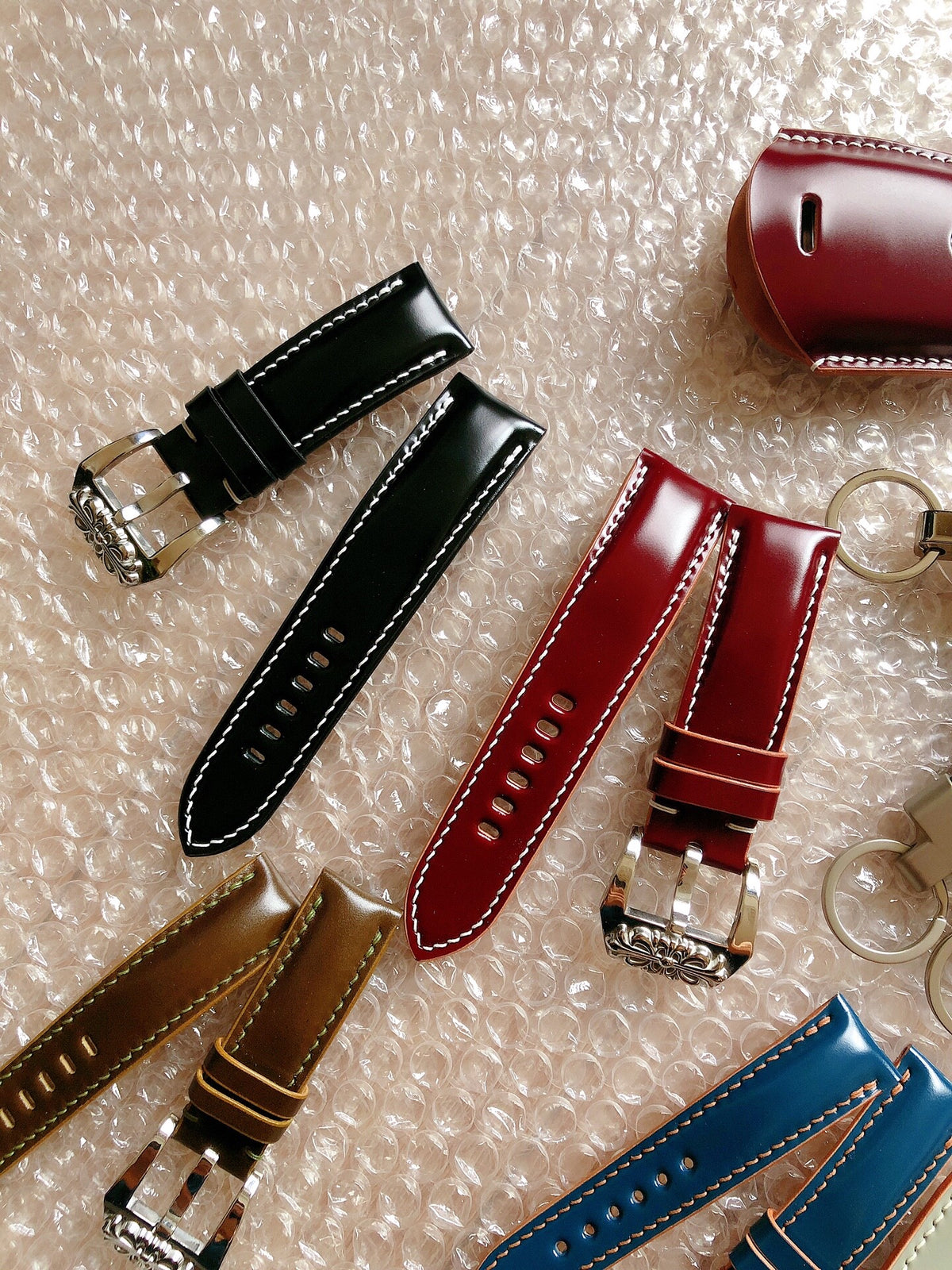 Custom Japanese Shinki Horsehide Watch Strap