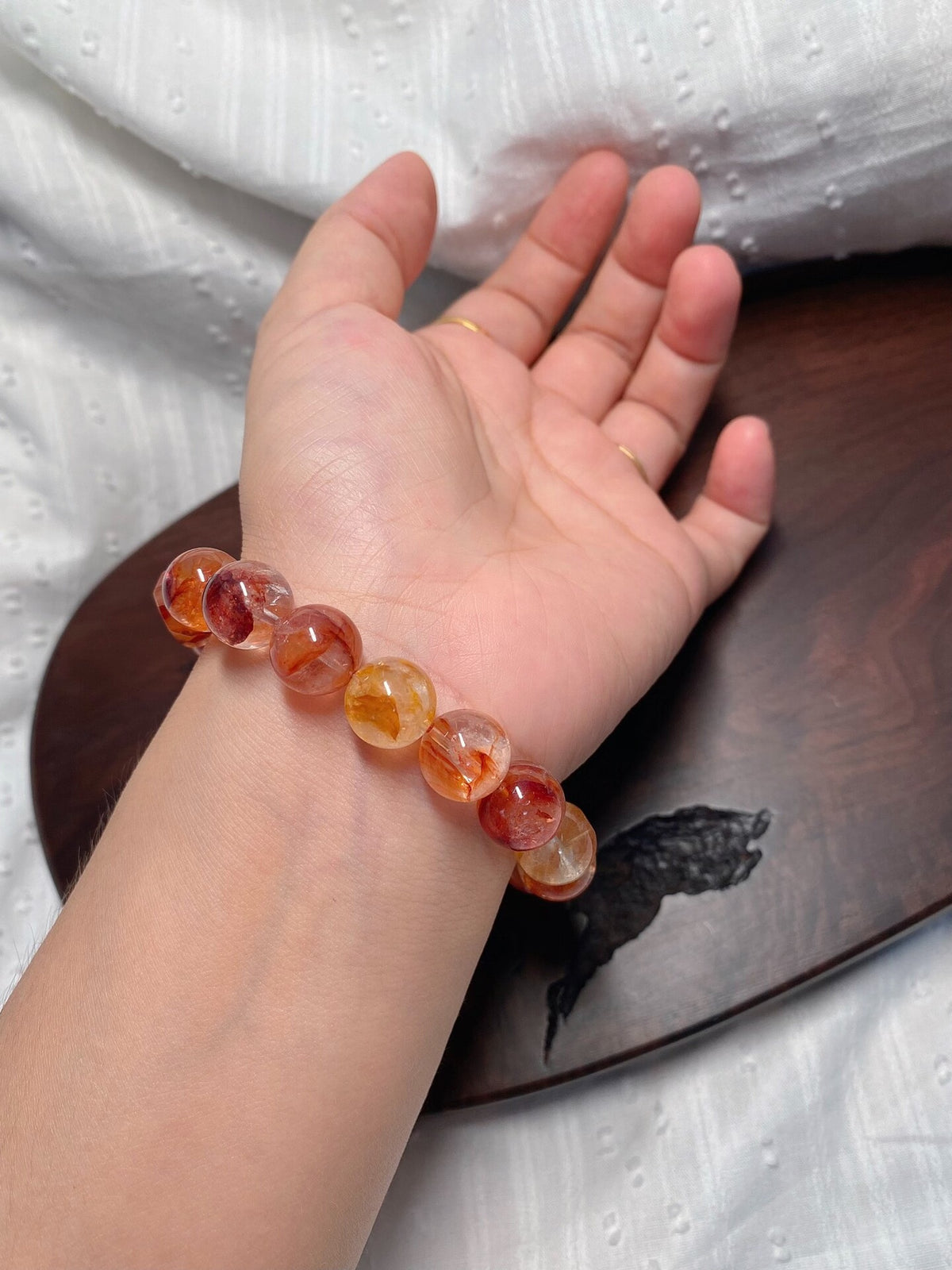 Natural Crystal Bracelet with Pixiu Charm