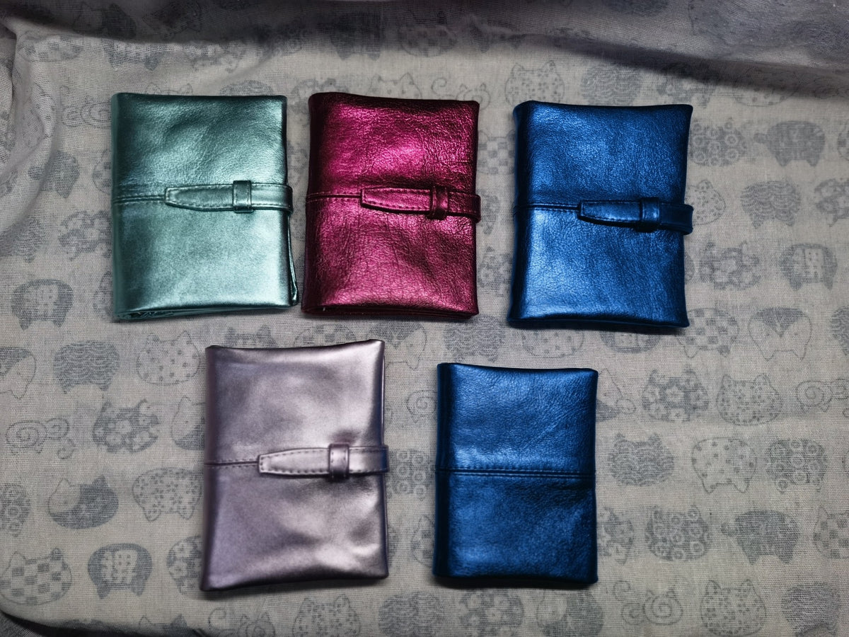 A7 Electric Blue Sheepskin Organizer Cover