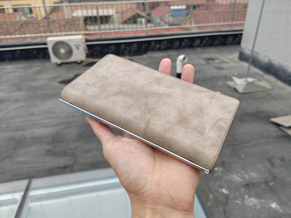 Waxed Leather Loose Leaf Journal Cover