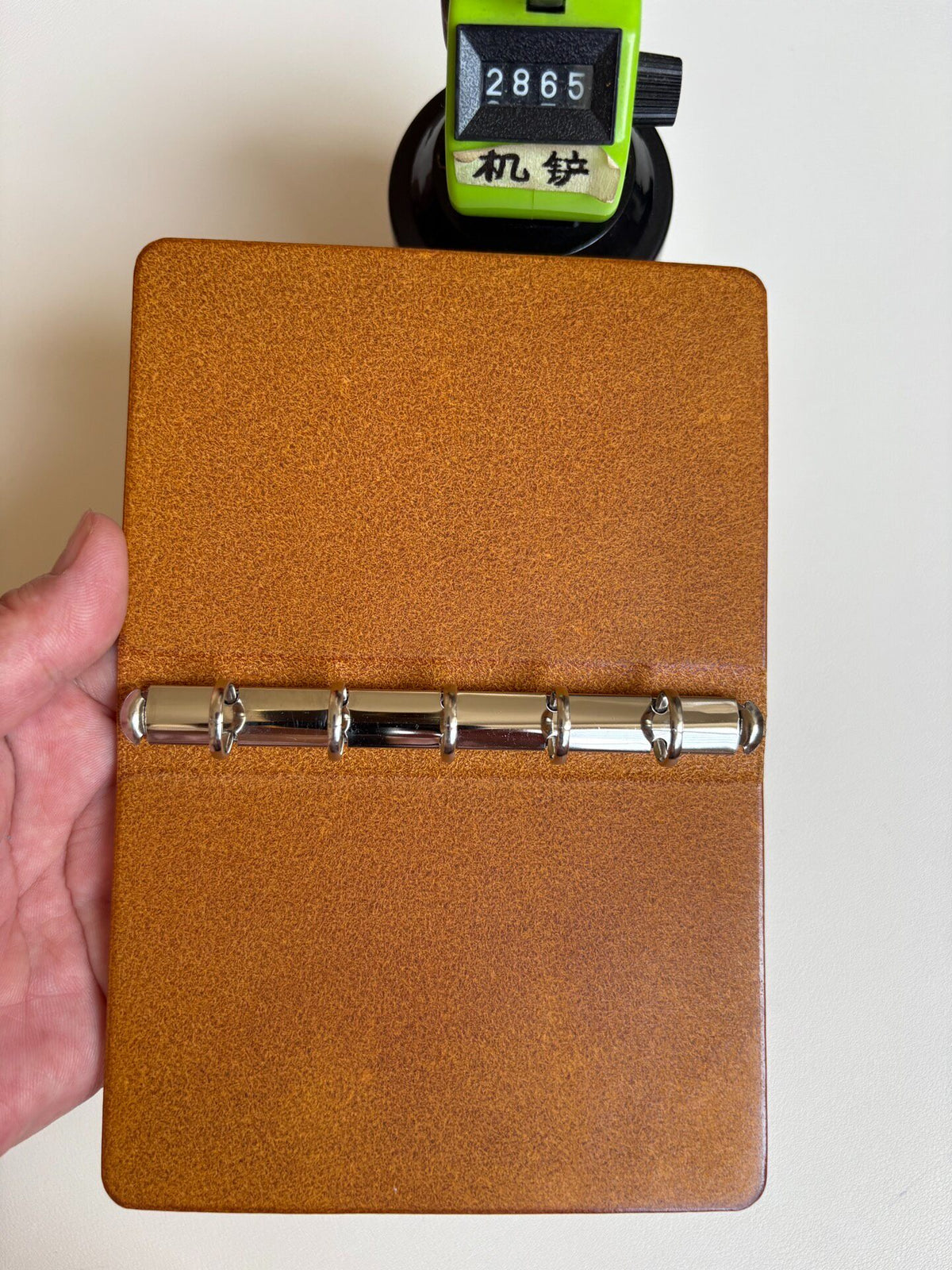 Pueblo Leather Six-Ring Binder 105x67mm