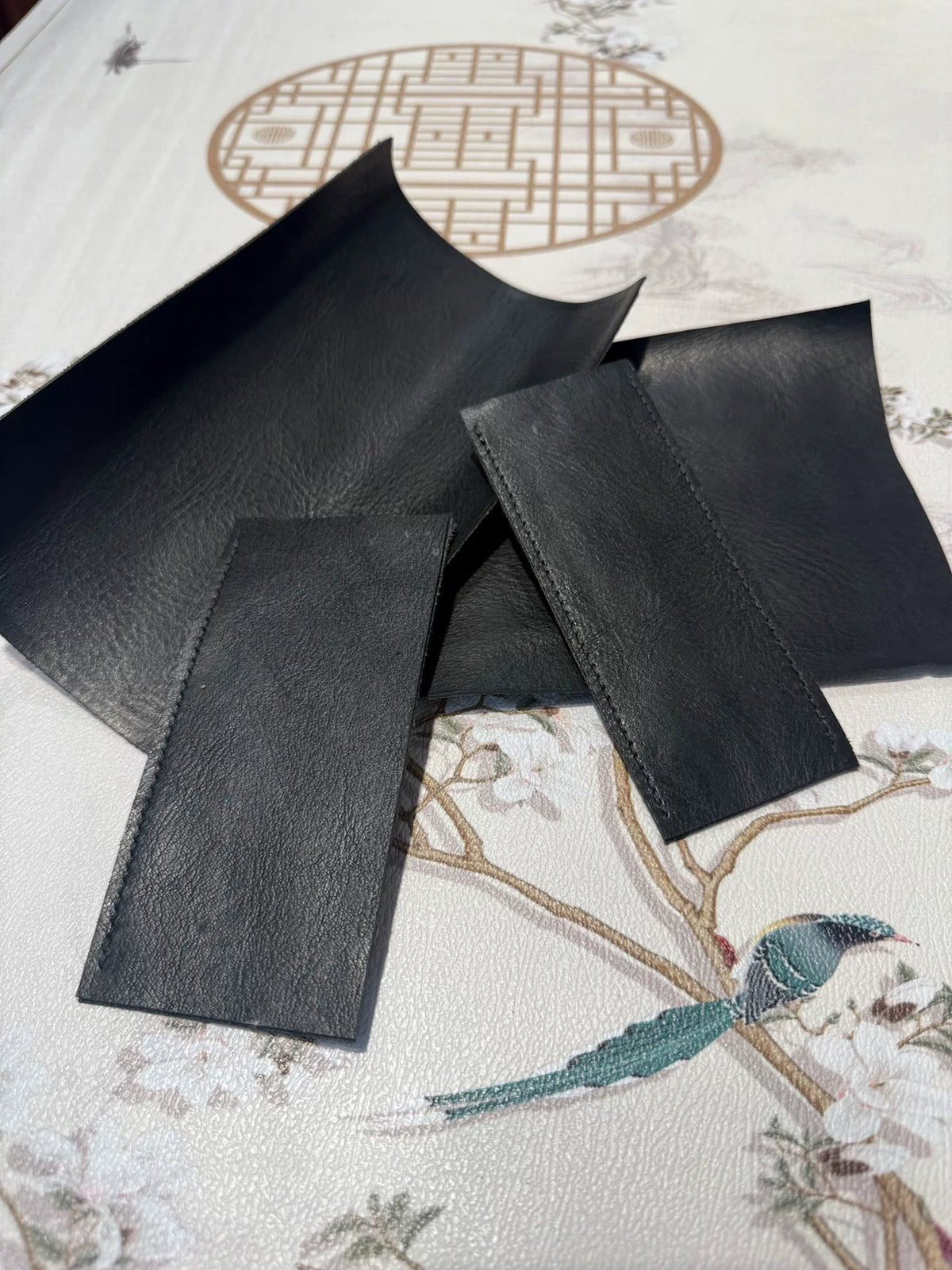 Handmade M5 Black Leather Planner Cover