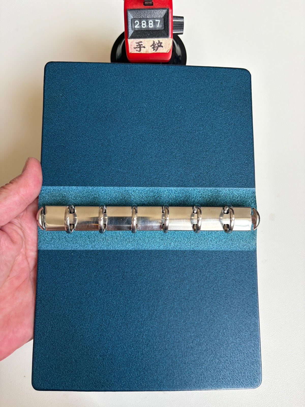 Handcrafted A7 Leather Binder Six Rings