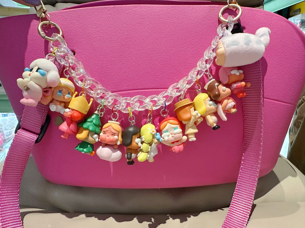 Crying Baby Figures Bag Charm Chain