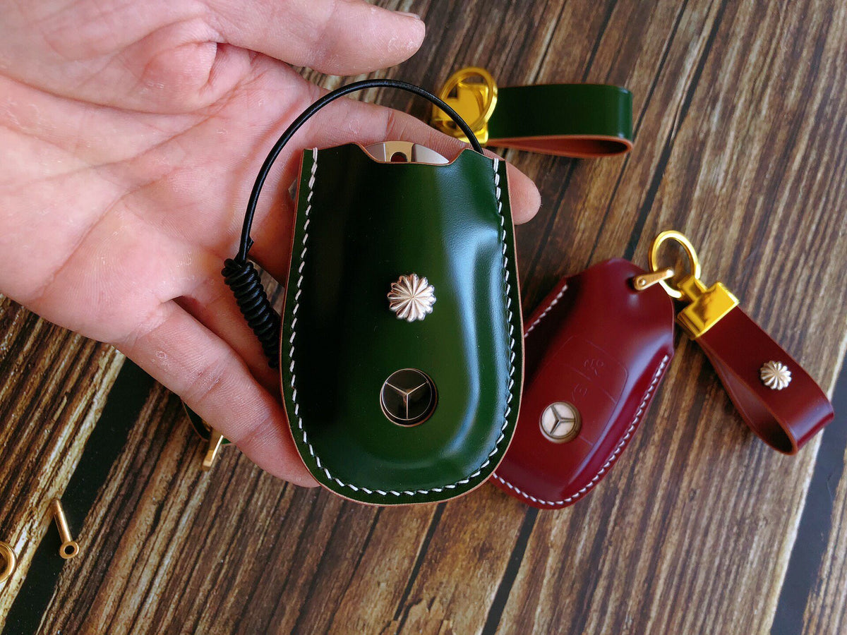 Handcrafted Shinki Cordovan Mercedes Key Cover