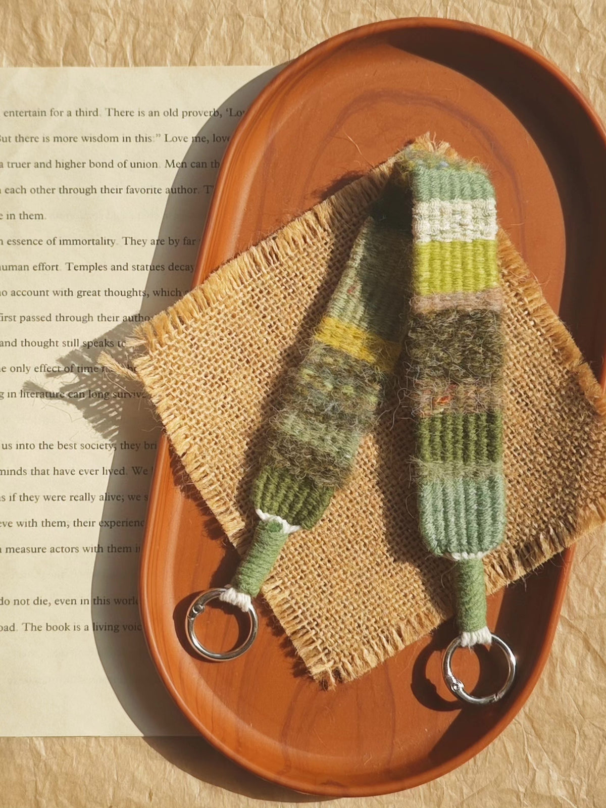 Handwoven Natural Fiber Phone Camera Strap