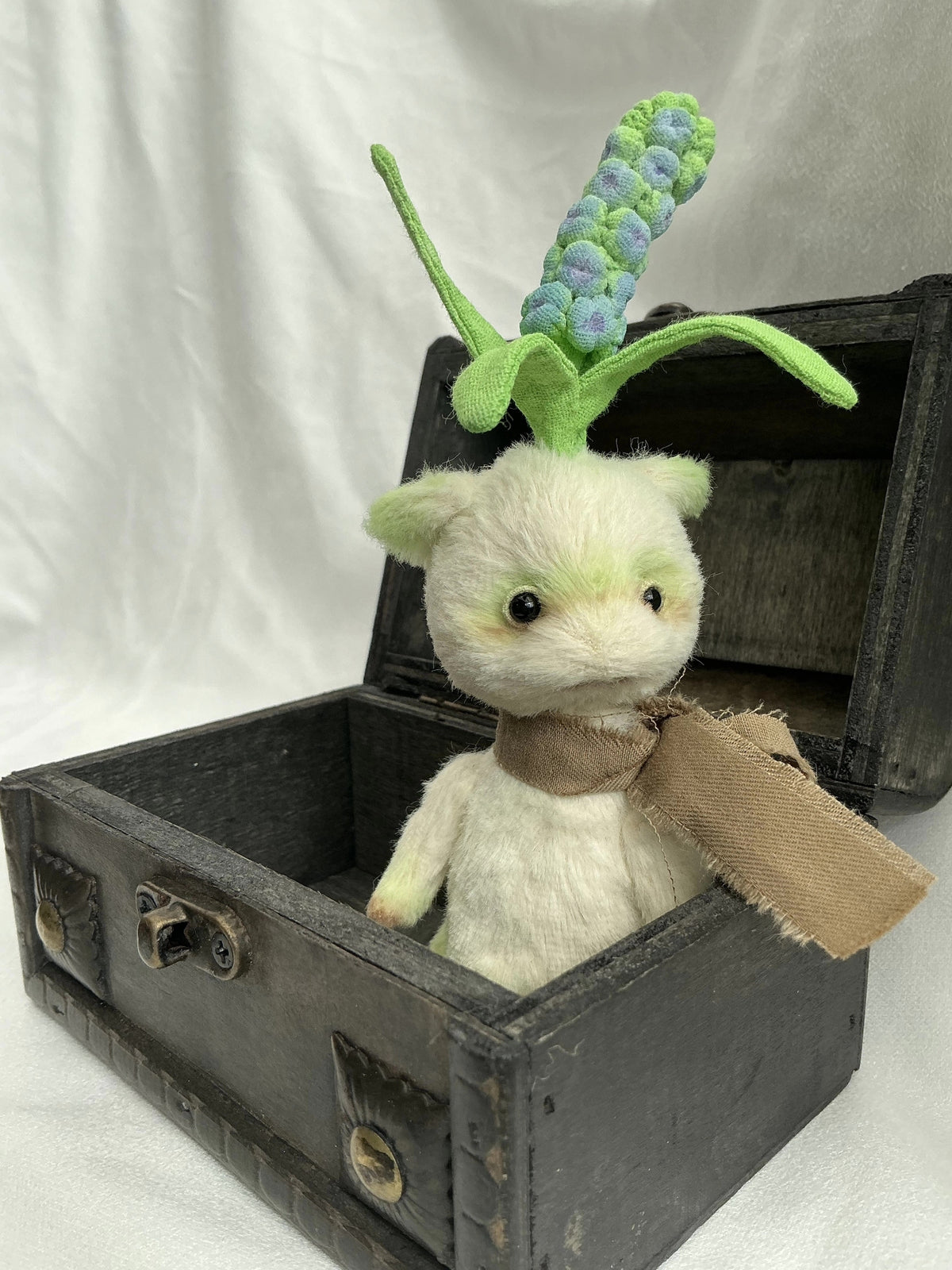 Handmade Viscose Plush Forest Spirit Doll