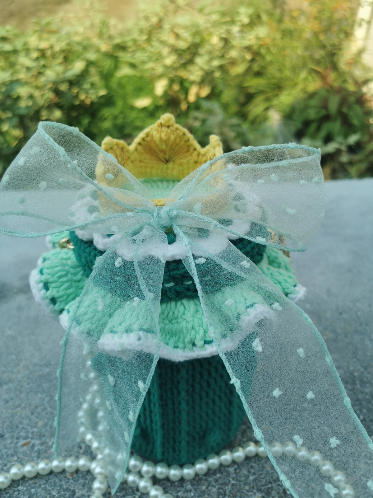 Crocheted Anna Princess Storage Bag