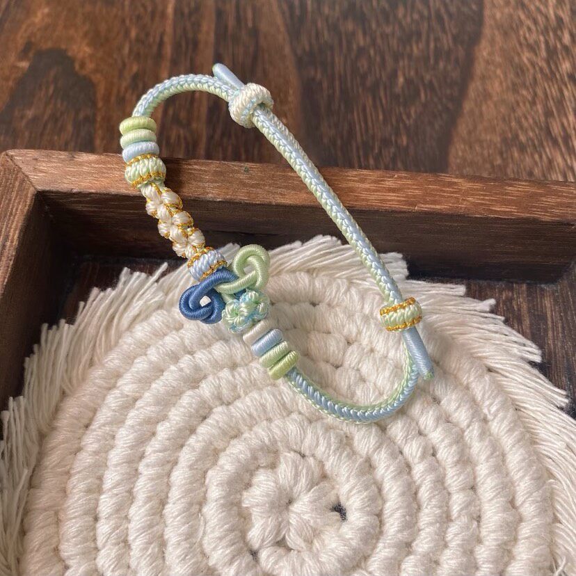 Handwoven Pastel Adjustable Bracelet