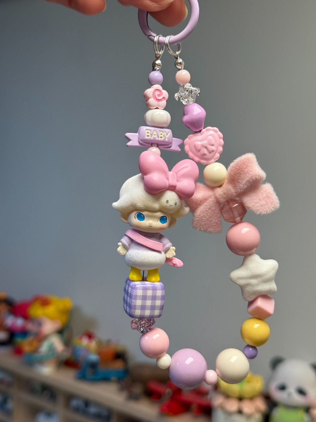 Dimoo Modified Figurine Phone Charm Pastel