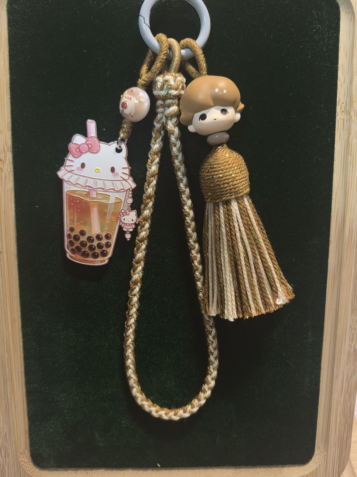 DIMOO 編み込みスマホチャーム キーホルダー