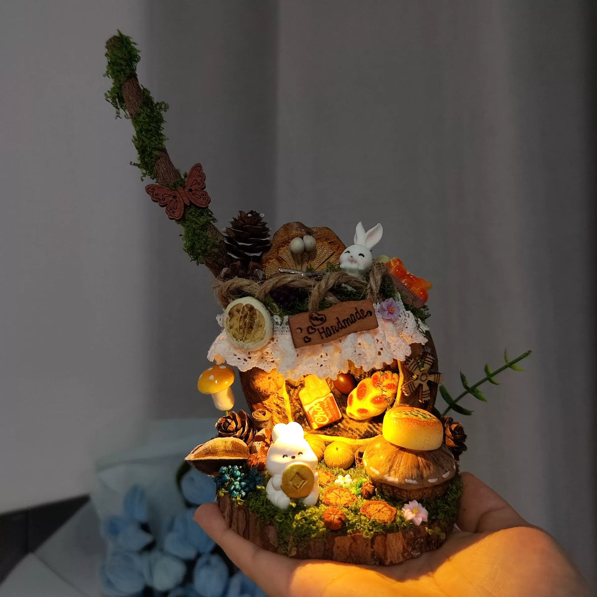 Handgemaakt Feeenhuisornament van Boon