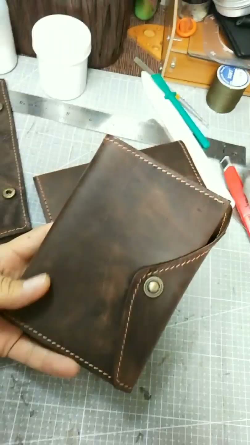 Crazy Horse Leder A7 Notizbuchcover