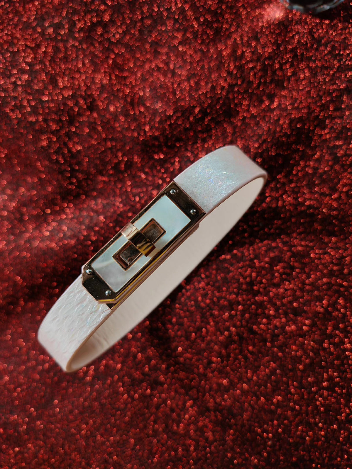 Iridescent Snake Skin Pet Collar