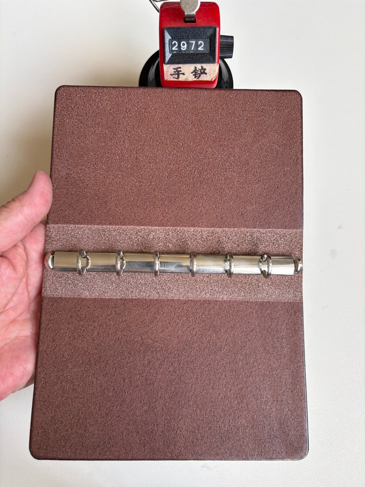 A7 Leather Binder with Six Rings