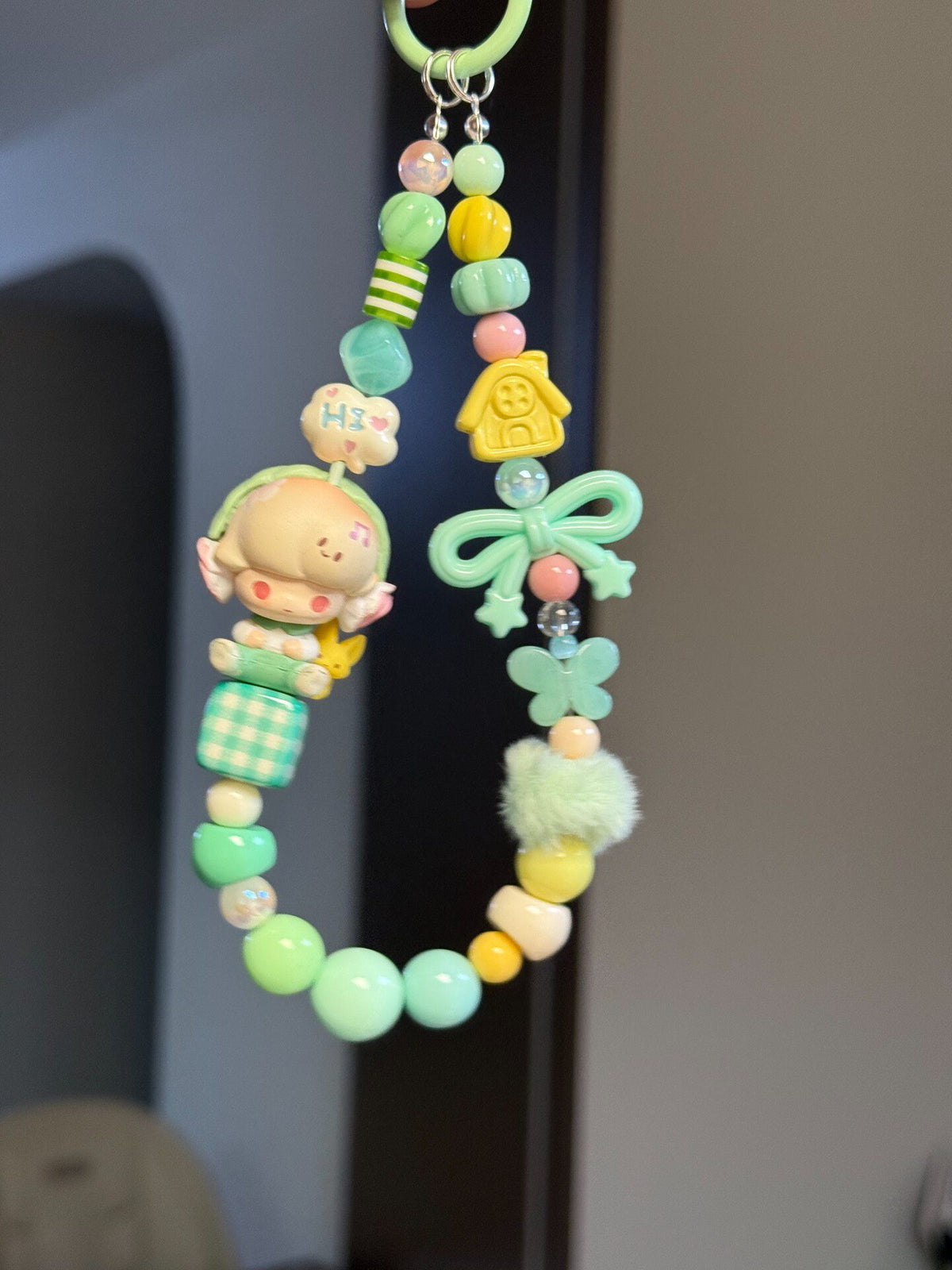 Handmade Beaded Dimoo Phone Chain Charm