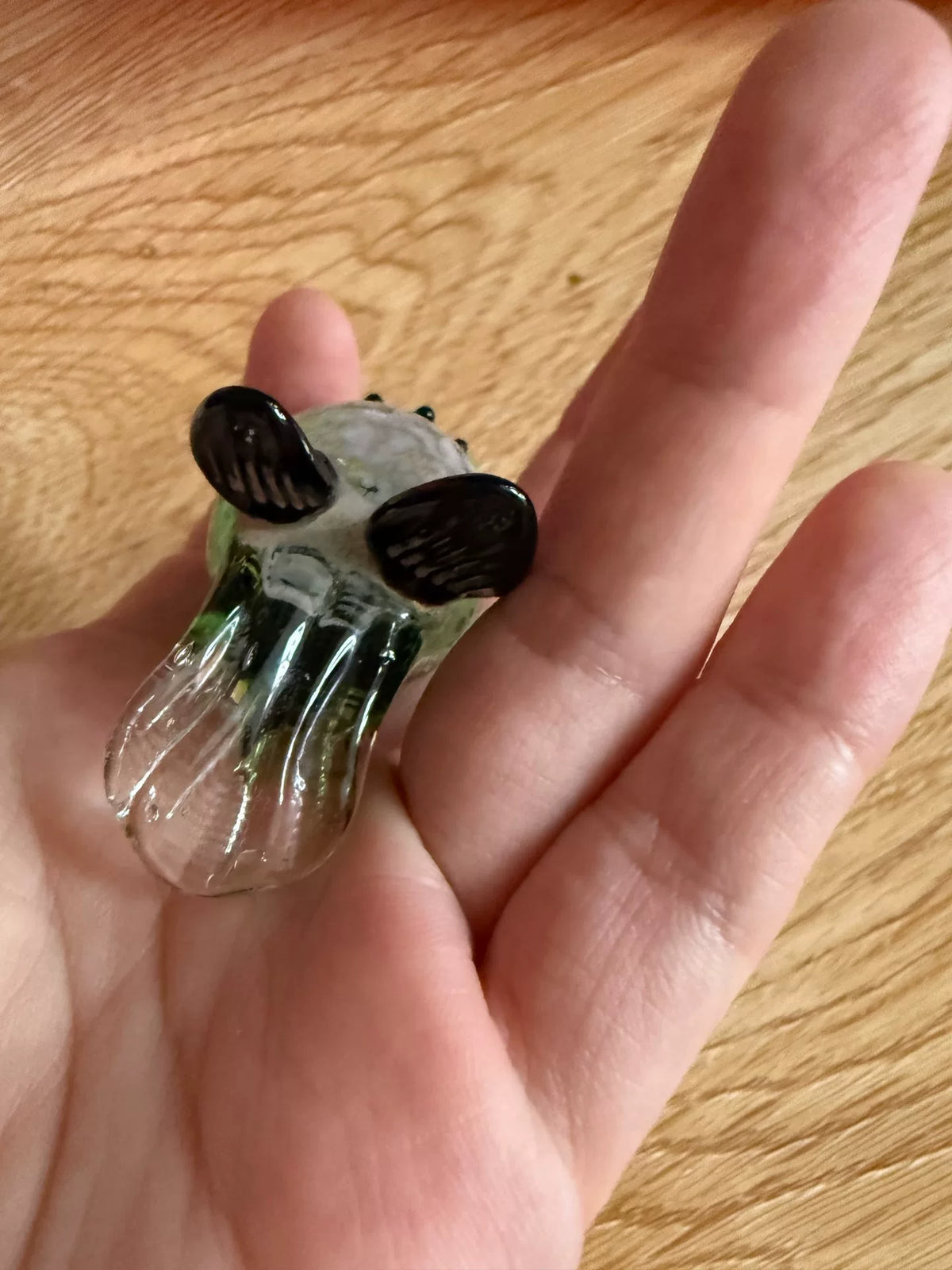 Handcrafted Glass Owl Figurine 5.6 cm
