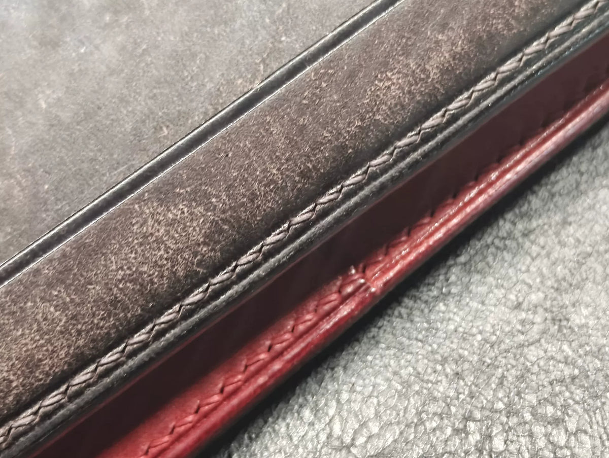 Funda para cuaderno A5S de páginas fijas en cuero Pueblo italiano