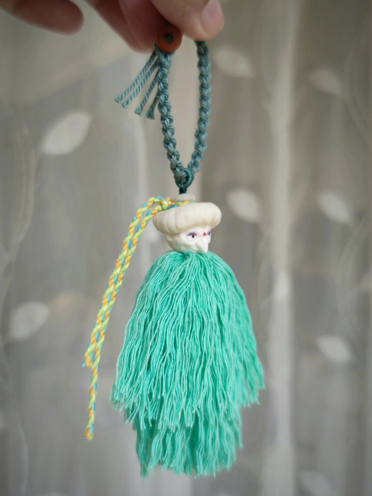 Deer Antler Yubaba Tassel Pendant Keychain