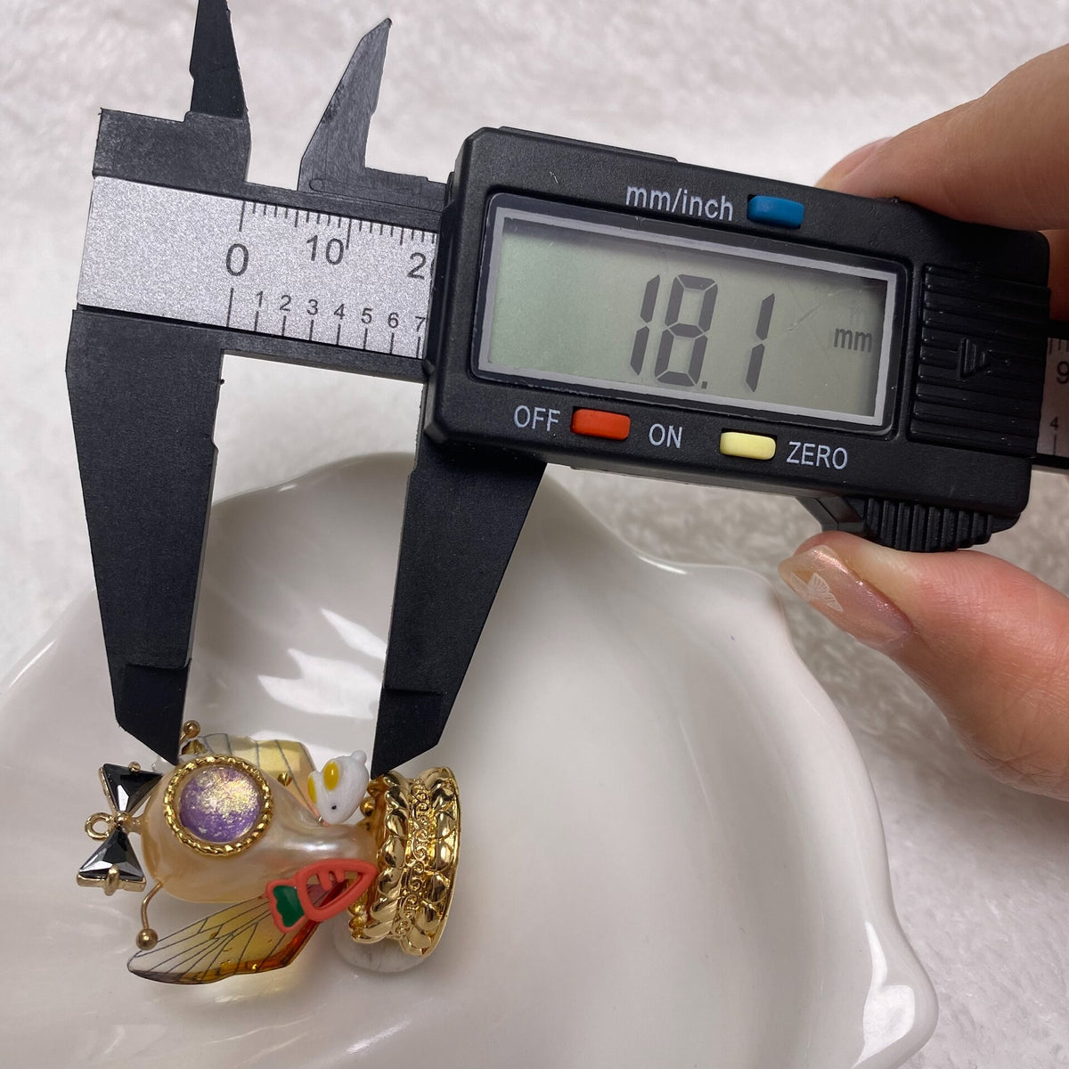Baroque Pearl Monster Pendant Gold Plated