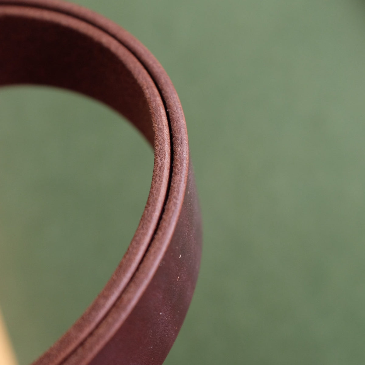 Horween Leather Belt with Hinge Buckle