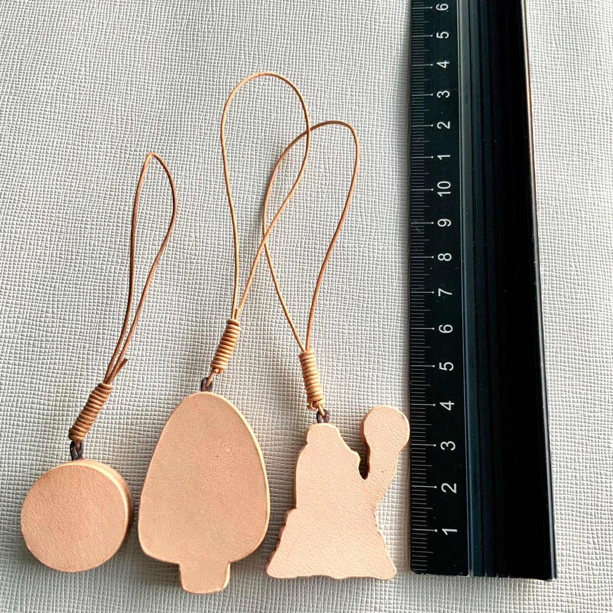 Charm in pelle per diario, portachiavi e borsa